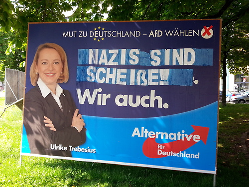 Nazis sind scheiße, die AfD auch