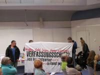 Stuttgart:‭ ‬Mobilisierungs-Aktion auf VS-Veranstaltung - 1