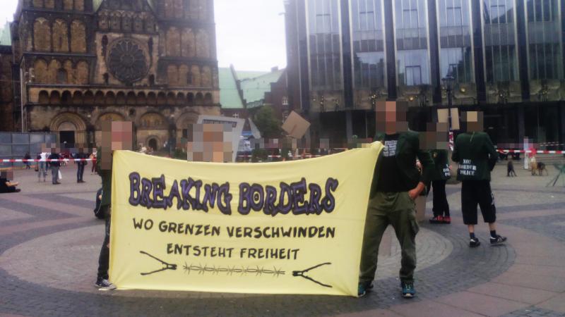 Bremer Marktplatz besetzt (2)