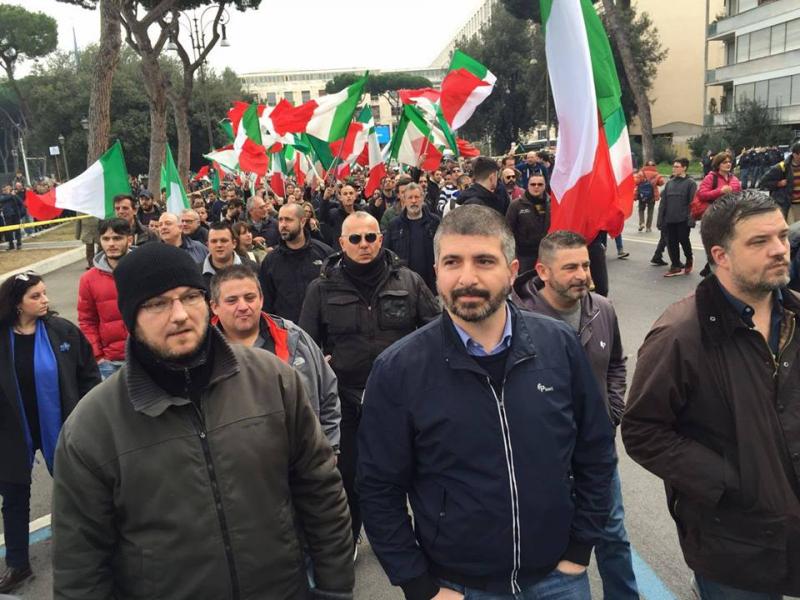 CasaPound am 30.01.2016 auf dem "family-day" in Rom