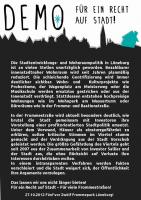 Flyer "Recht auf Stadt"-Demo in Lüneburg am 27.10.12, Rückseite