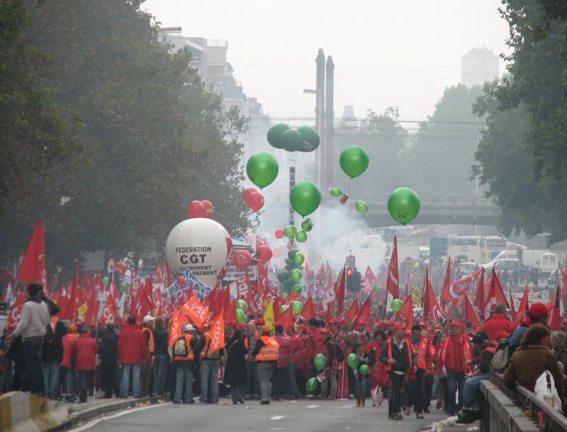 Gewerkschaftsdemo