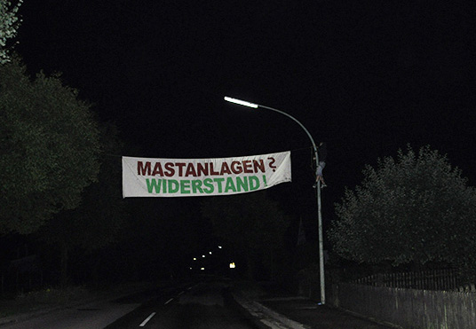 Mastanlagen?Widerstand!