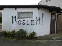 Rassistische Graffitis in Monheim 