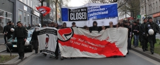 Antifa-Demo gegen "Oseberg" 2010