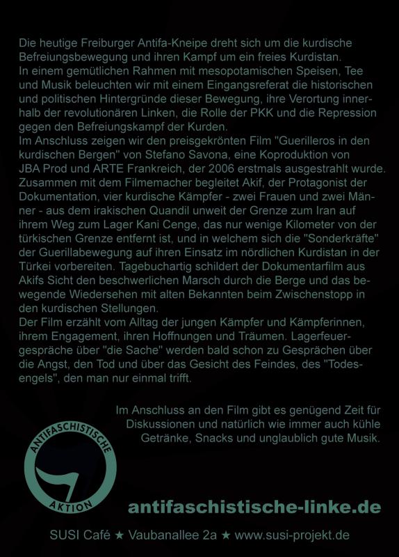 Antifakneipe im Juli 2009 Rückseite Flyer