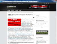 Screen Nazikundgebungen Dortmund