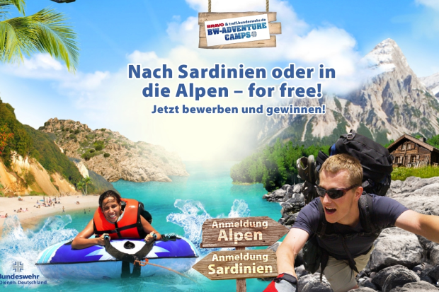 Bundeswehr-Werbung in der Bravo