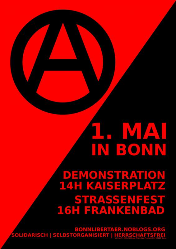 Flyer 1. Mai 2014 Bonn Vorderseite