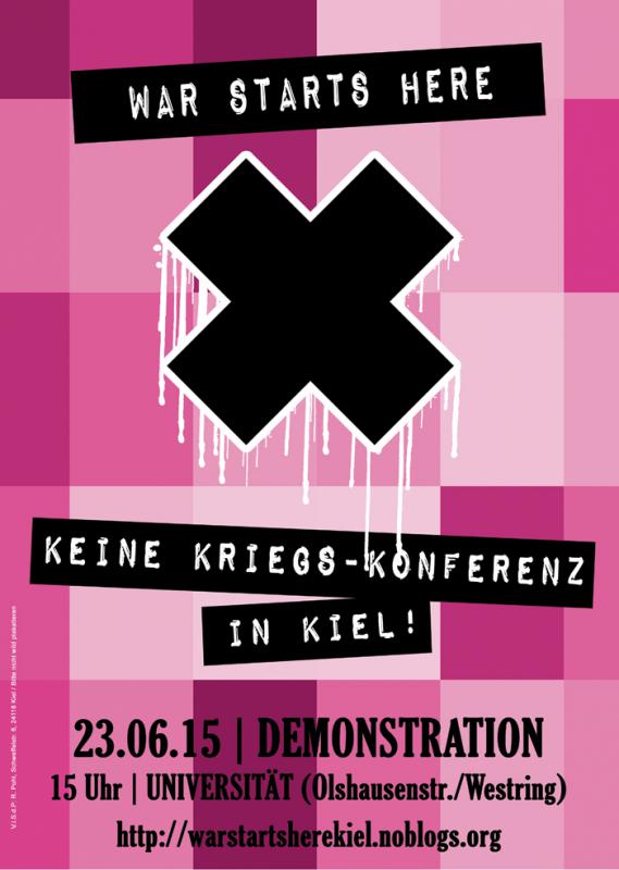 Keine Kriegs-Konferenz in Kiel!