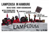Weekly Demo: Lampedusa in Hamburg