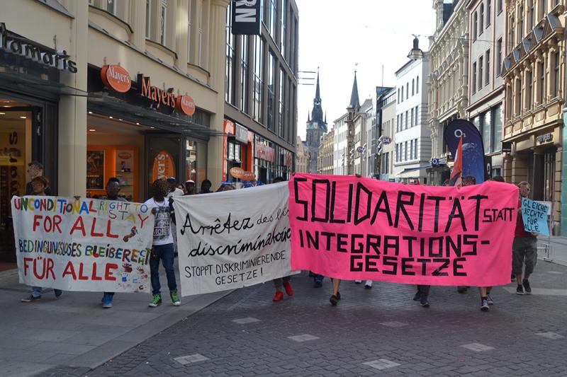 Demo gegen Integrationsgesetz (1)