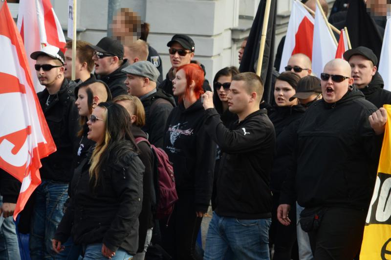 Naziaufmarsch in Döbeln am 5.10. 4