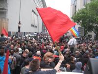 Blockupy Rote Fahne