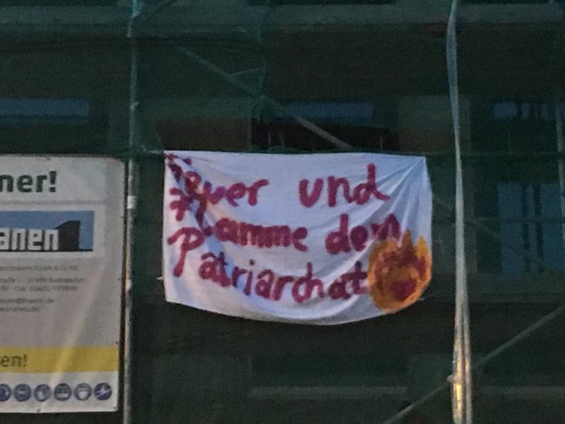 Feuer und Flamme dem Patriarchat, Eupener Straße