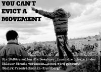 You can't evict a movement