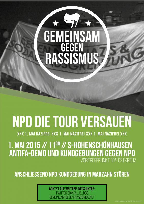 1. Mai Nazifrei Gemeinsam gegen Rassismus