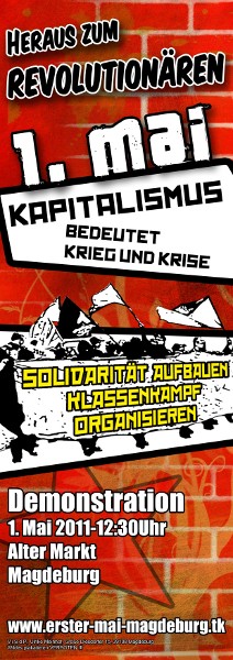 plakat Erster Mai Magdeburg