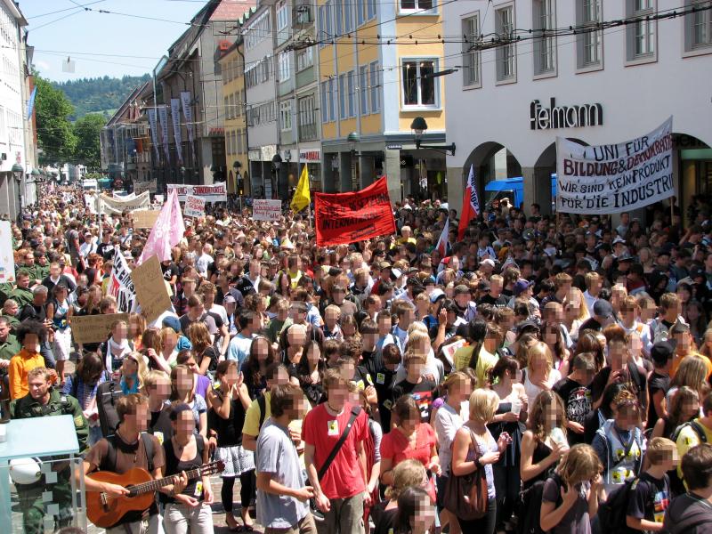 Bildungsdemo in der KaJo