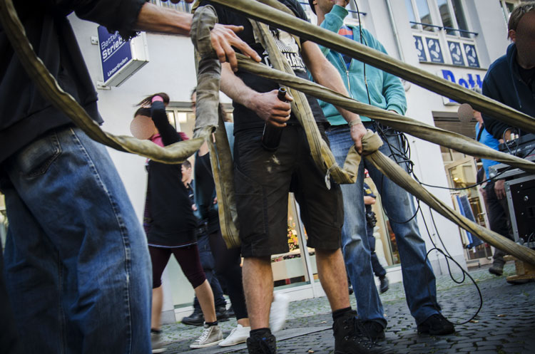 Harter Einsatz für den Lauti