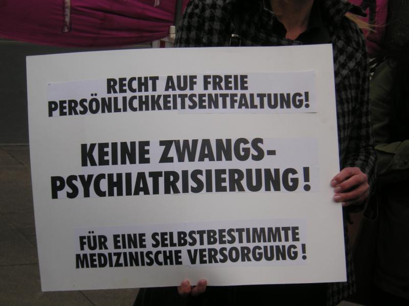 Keine Zwangs-Psychiatrisierung!