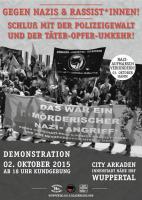 Demo 02.10 Gegen HoGeSa, Nazis und Rassist*innen! Kein Bock mehr auf Polizeigewalt!