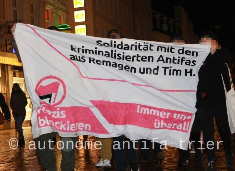 Soli-Aktion für Antifas in Trier 4