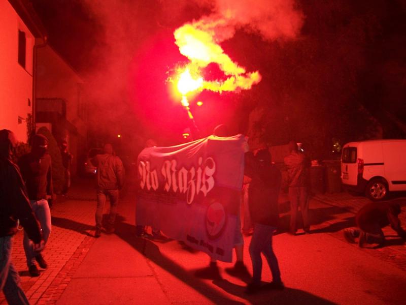 [Schwieberdingen] Besuch bei Naziaktivist Sebastian Elsner