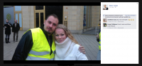 Viktor Seibel bei Facebook #3, zusammen mit Katrin Oertel