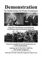 Demonstration, Samstag den 10. Mai, 14:00 Uhr, Alte Freiheit, Wuppertal