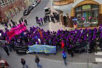 Demonstration gegen den Tag der Deutschen Burschenschaft