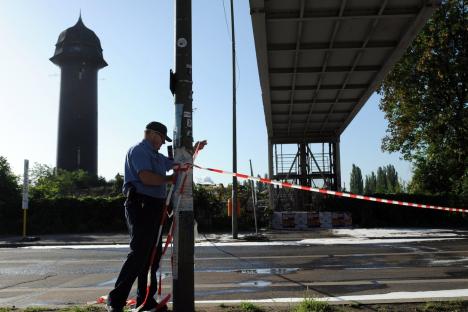 Die Bundespolizei hat die Ermittlungen wegen eines möglichen Brandanschlages übernommen.