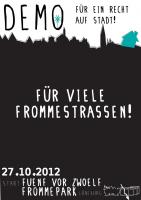 Flyer "Recht auf Stadt"-Demo in Lüneburg am 27.10.12, Vorderseite