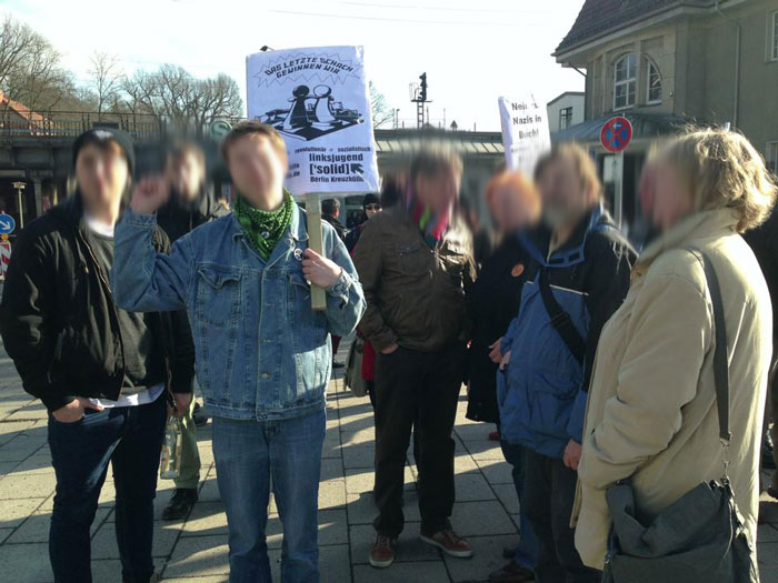 Auftakt am Bahnhof Buch