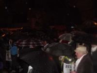 Demo der Regenschirme