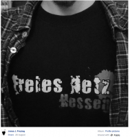 Jonas Freytag mit FN-Hessen Shirt