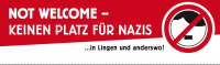 Not Welcome - Keinen Platz für Nazis ...in Lingen und anderswo!
