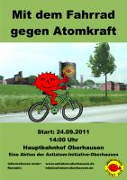 Oberhausen: Mit dem Fahrrad gegen Atomkraft - 1