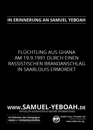 In Erinnerung an Samuel Yeboah