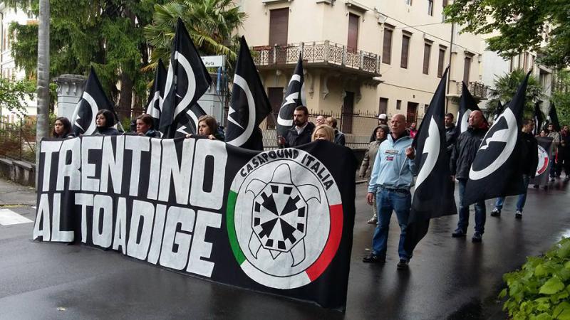 CasaPound Trentino AltoAdige in Gorizia am 23.05.2015