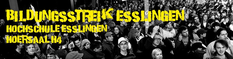 Bildungsstreik Esslingen