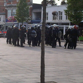 Riot Police in London