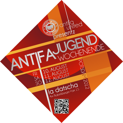 Flyer für das Antifa Jugend Wochenende