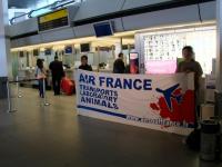 Aktion gegen Air France 4