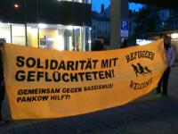 Solidarität mit Geflüchteten in Pankow!, Kundgebung am 14.12.2013