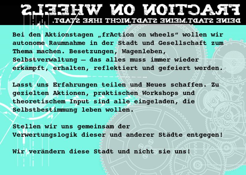 Fraction on wheels Flyer Rückseite