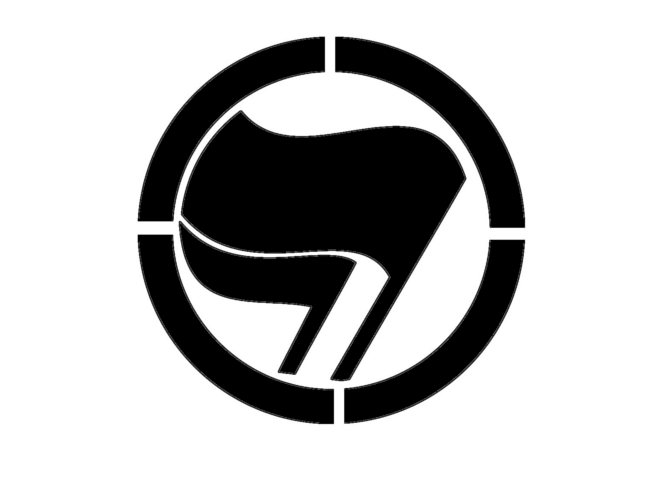 Antifa Logo Stencil
