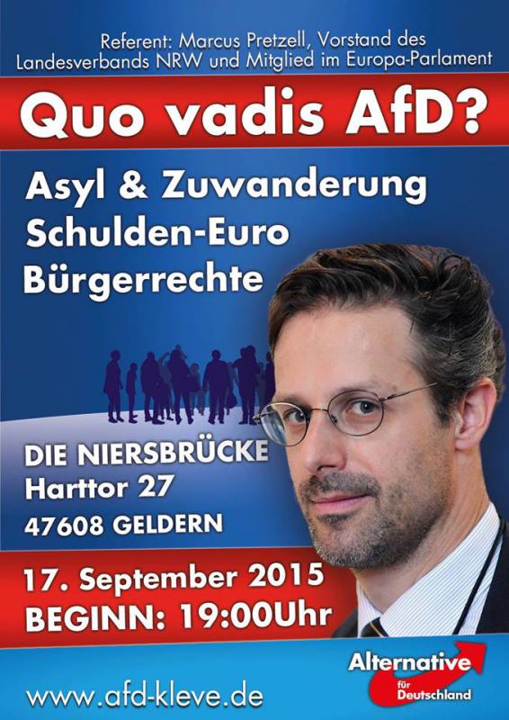 AfD-Stammtisch in Geldern