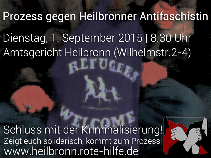 Prozess gegen Heilbronner Antifaschistin
