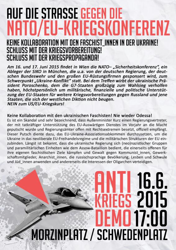 Anti-Kriegs-Demo in Wien